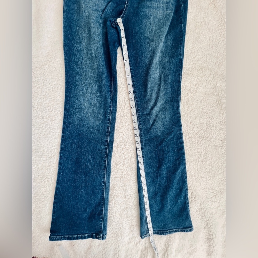 Jones New York Blue Flare Wide Leg Denim - Picture 4 of 4
